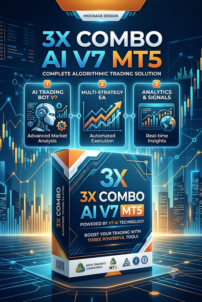 3X Combo AI V7 MT5 Trading Interface and Settings