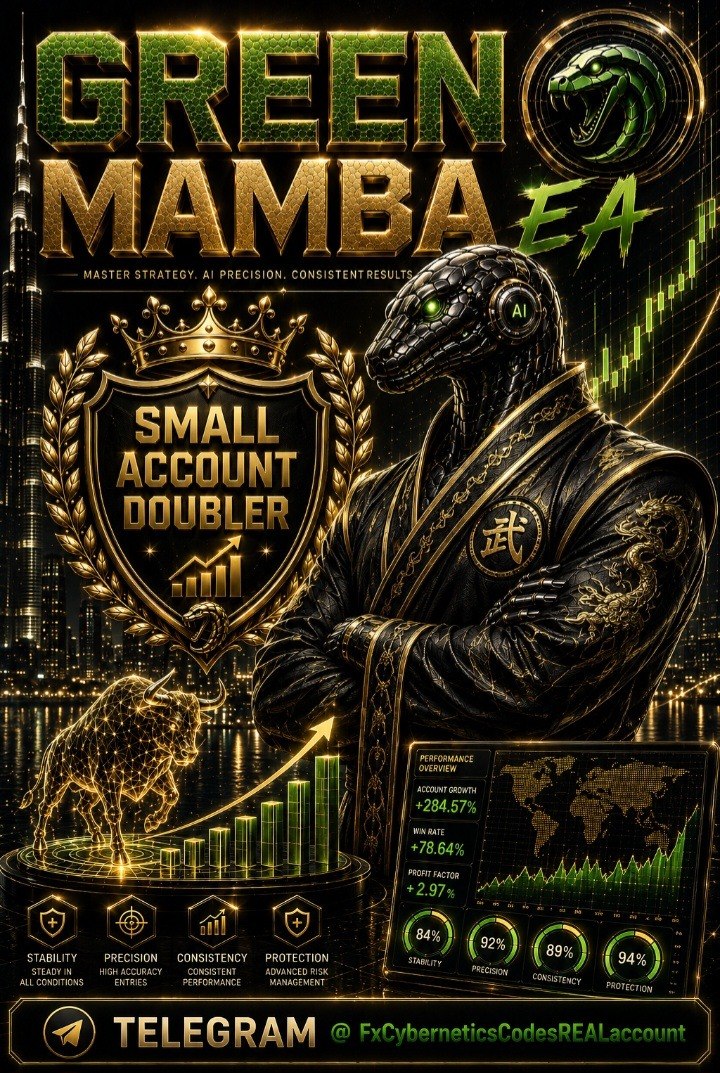 GREEN-MAMBA EA MT4 Trading Interface and Settings