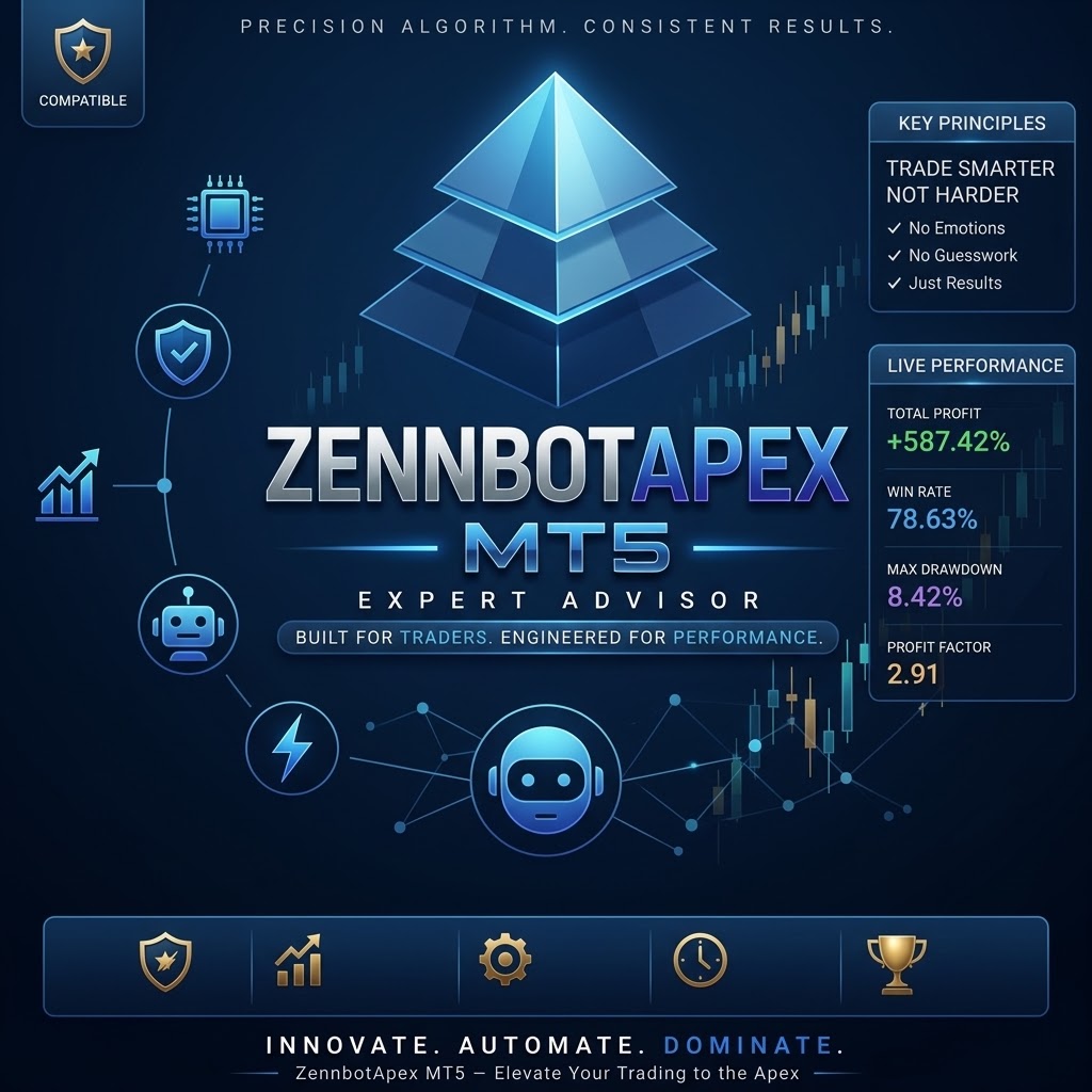 Zennbot Apex EA V2.5 MT5(DLL) Trading Interface and Settings